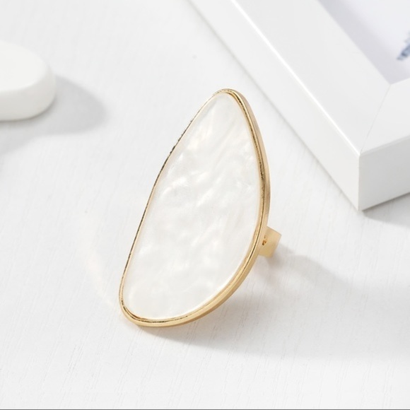 NEW Gold Hyperbole Statement Ring - Picture 1 of 4